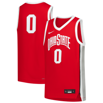 Youth Nike Scarlet Ohio State Buckeyes Replica Basketball Jersey