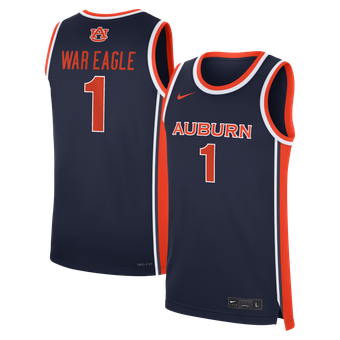 Youth Nike # Navy Auburn Tigers Replica Basketball Jersey