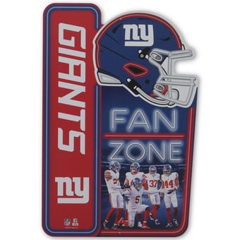 New York Giants 13" x 19.5" Fan Zone Metal Sign