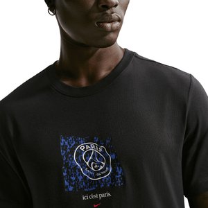 T-Shirt PSG Nike Banner - Noir, vue 4