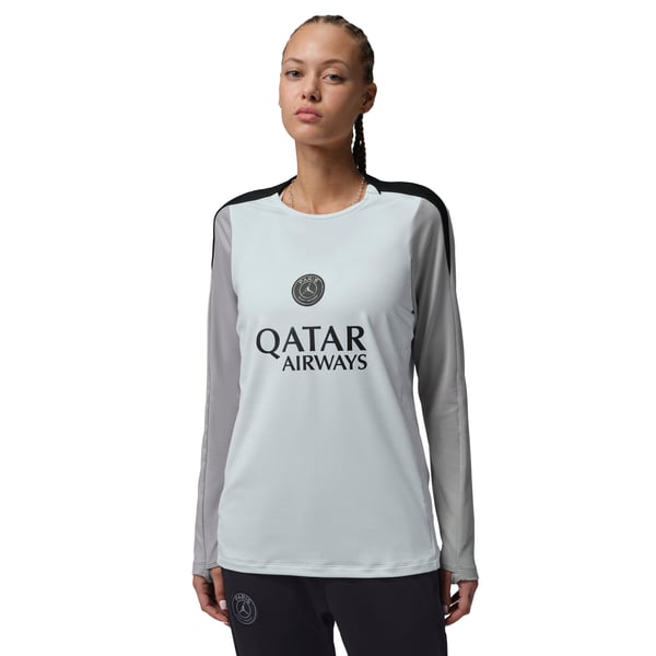 Haut d'entraînement PSG Jordan Strike - Blanc - Femme