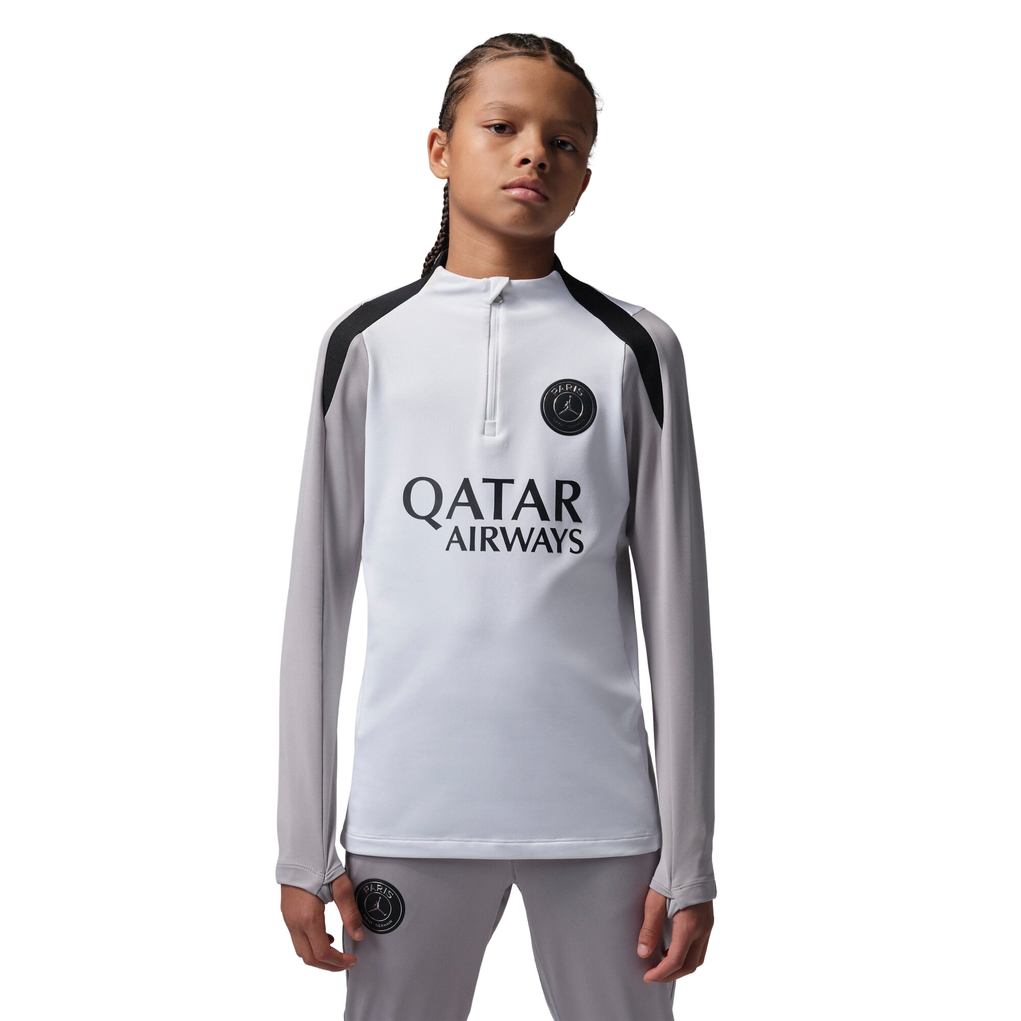 Nike Youth Paris Saint-Germain 2026 Fifth Training Quarter-Zip, Small, White