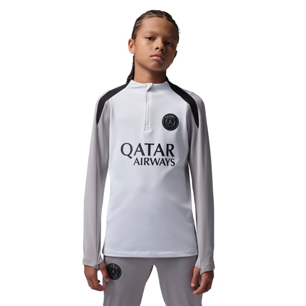 Haut d'entraînement PSG Jordan Strike Drill - Blanc - Enfant