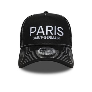 Casquette PSG New Era Stitch Trucker - Noir, vue 3