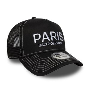 Casquette PSG New Era Stitch Trucker - Noir, vue 4