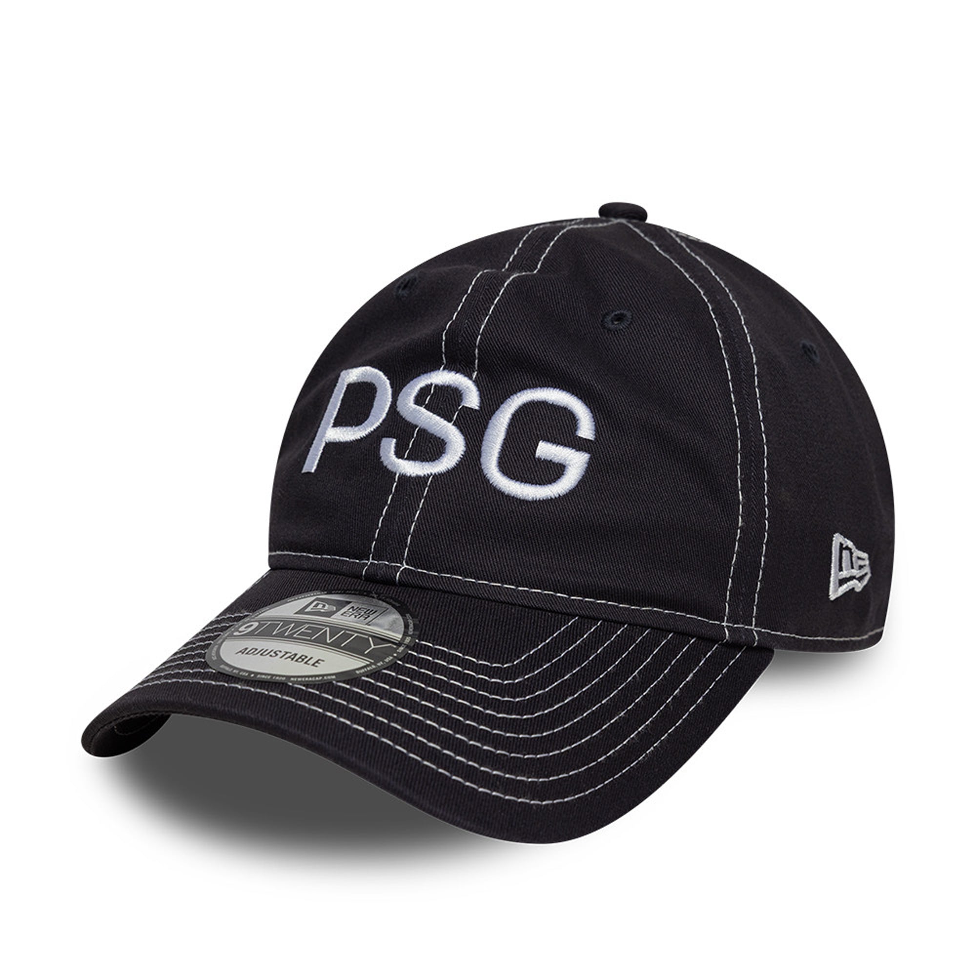 PSG New Era 9TWENTY Stitch Kappe - Marineblau