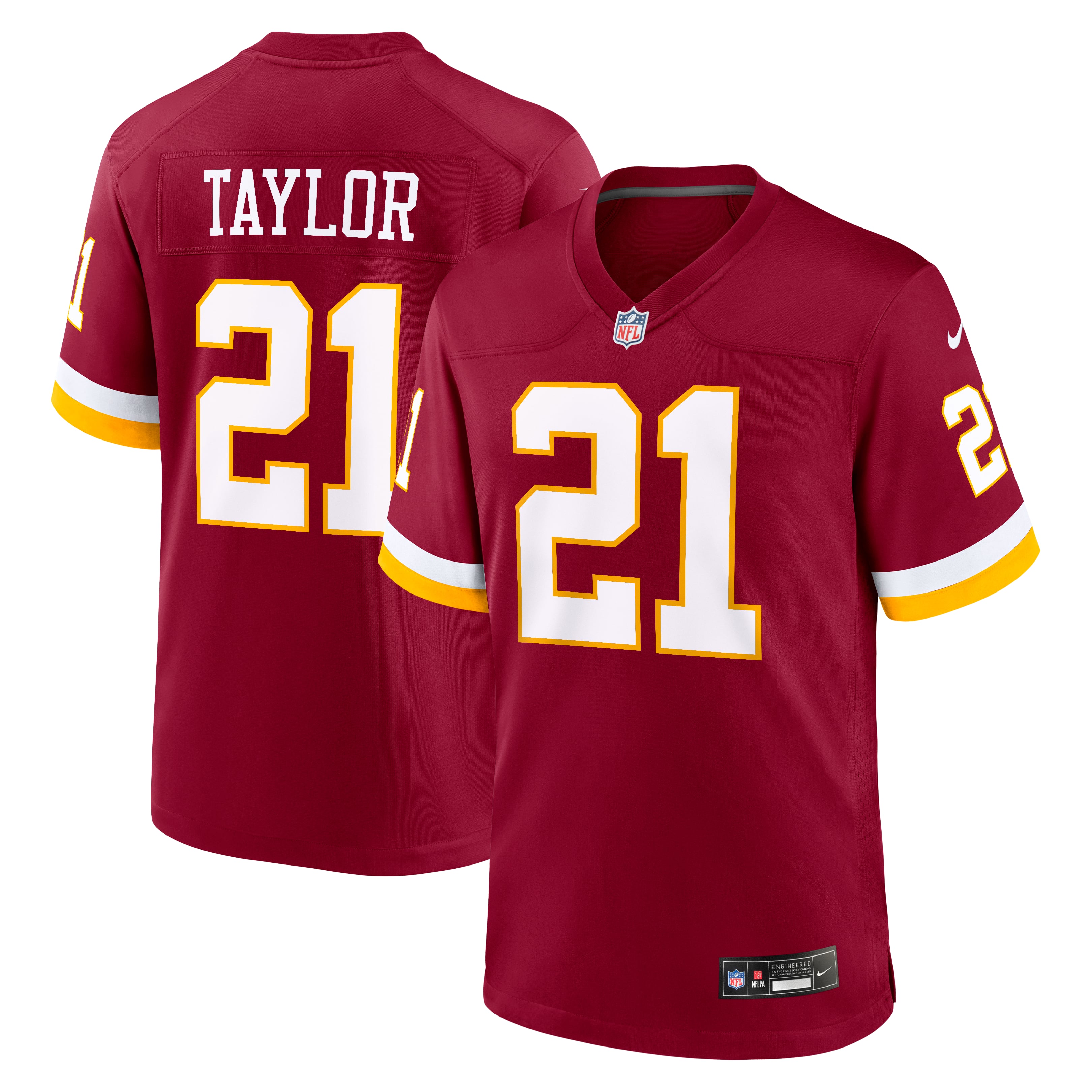 Men's Nike Sean Taylor Burgundy Washington Commanders Retired Player Game Jersey