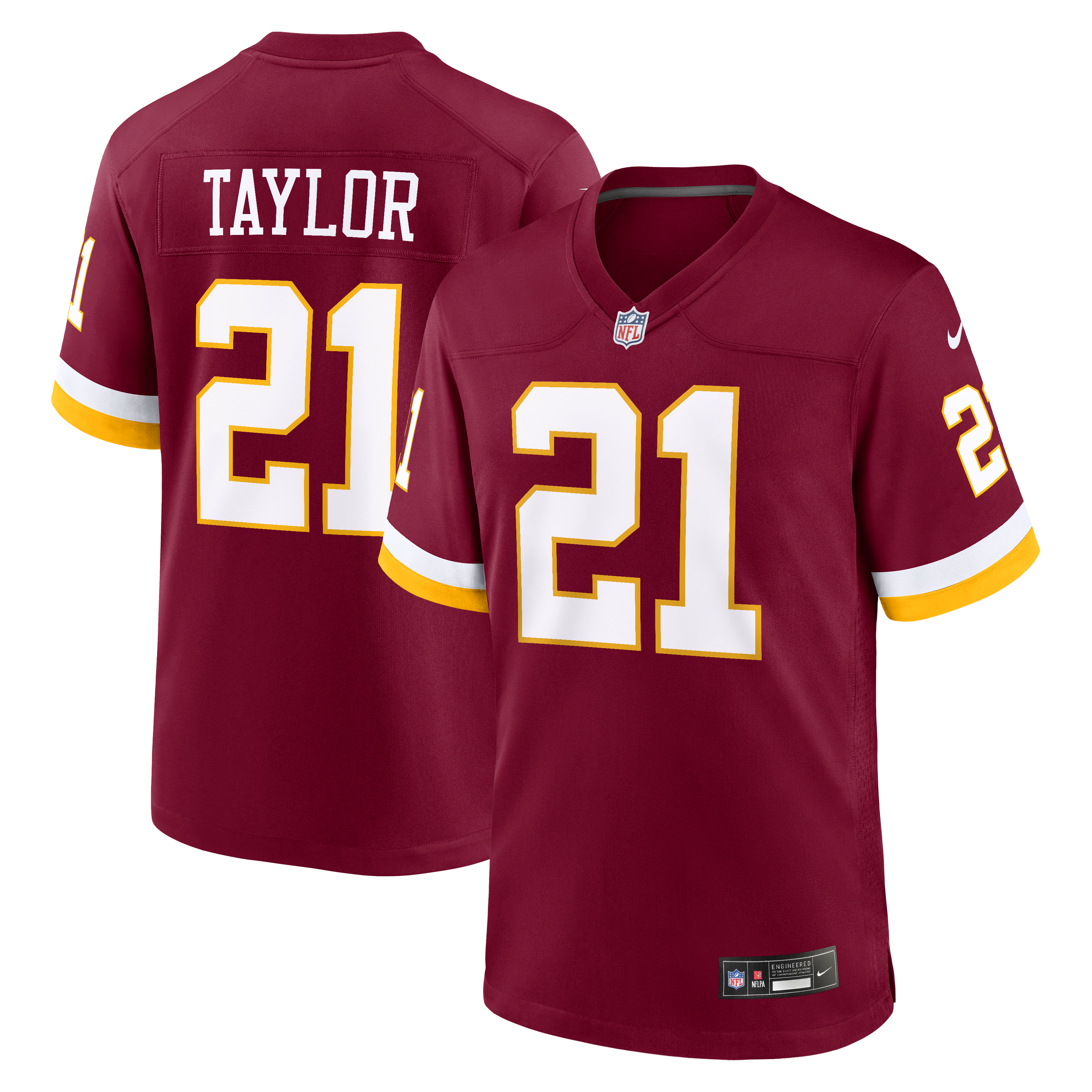 Men's Nike Sean Taylor Burgundy Washington Commanders Retired Player Game Jersey