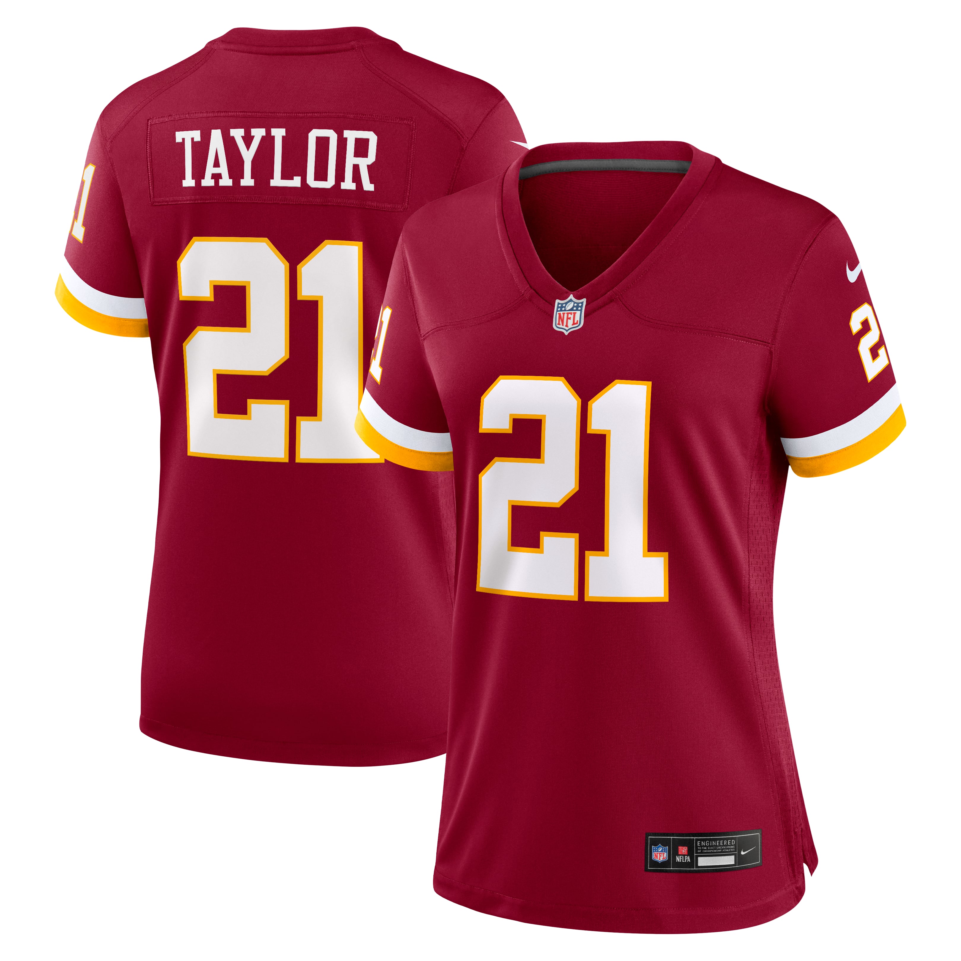 Women's Nike Sean Taylor Burgundy Washington Commanders Retired Game Jersey