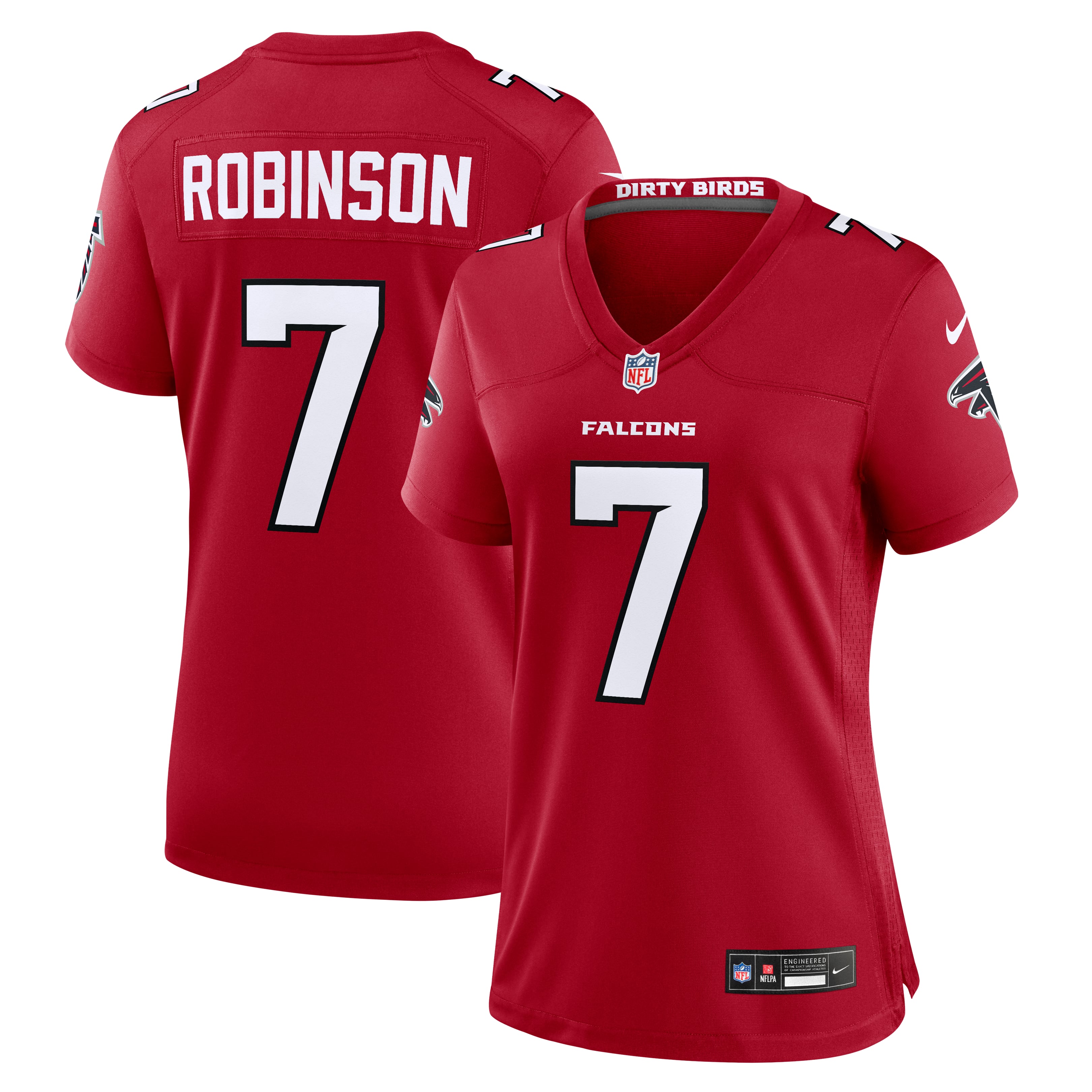 Women's Nike Bijan Robinson Red Atlanta Falcons Game Jersey