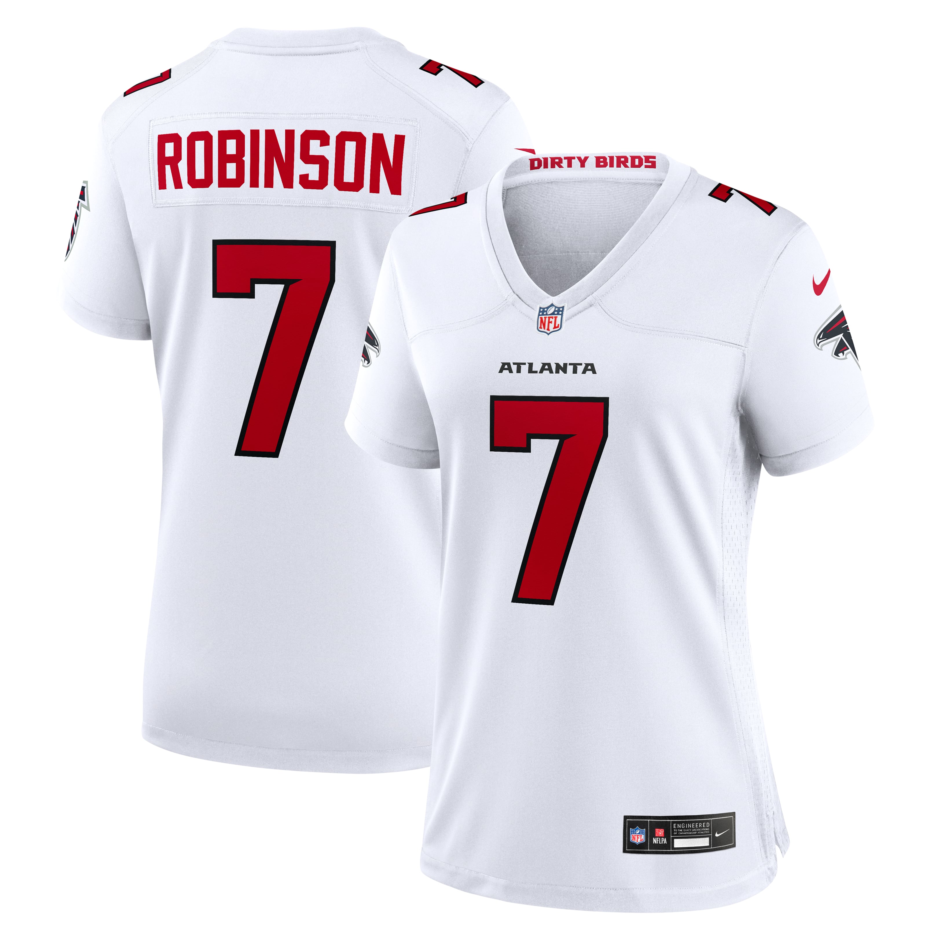 Women's Nike Bijan Robinson White Atlanta Falcons Game Jersey