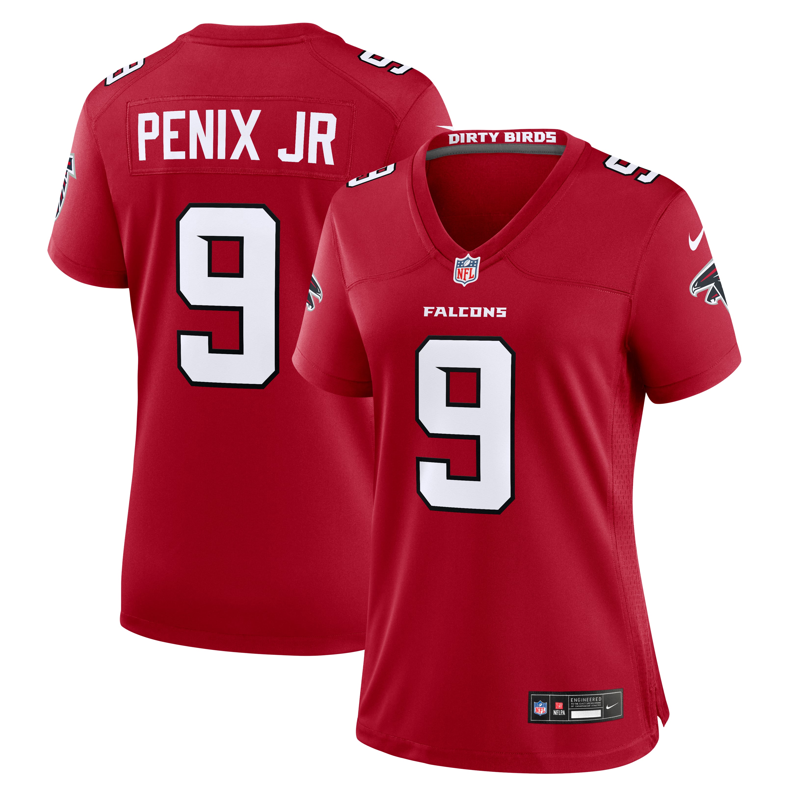 Women's Nike Michael Penix Jr. Red Atlanta Falcons Game Jersey