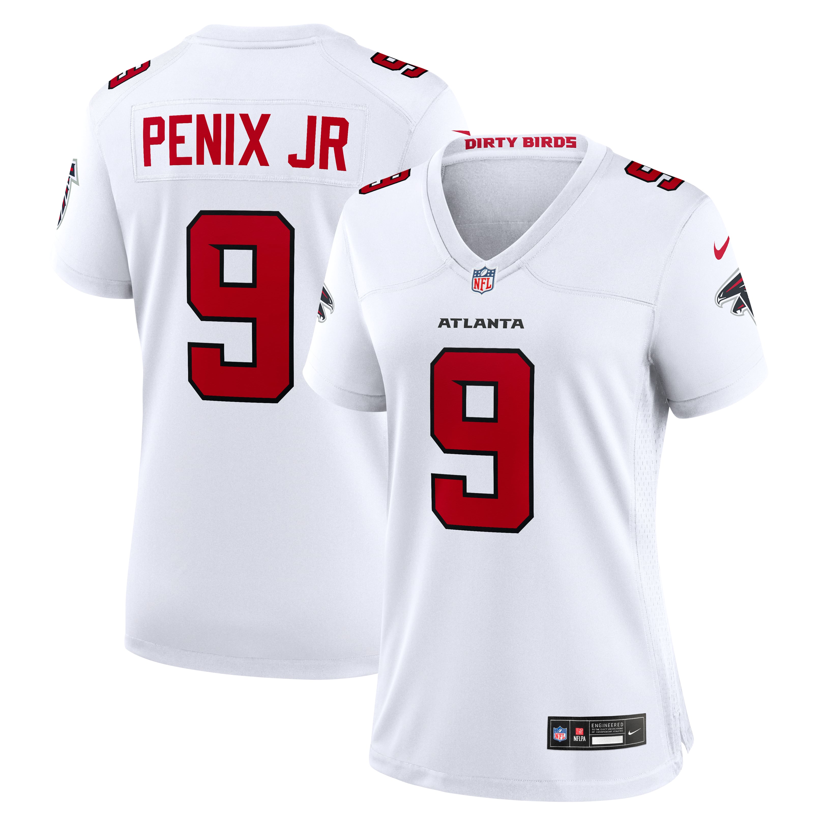 Women's Nike Michael Penix Jr. White Atlanta Falcons Game Jersey