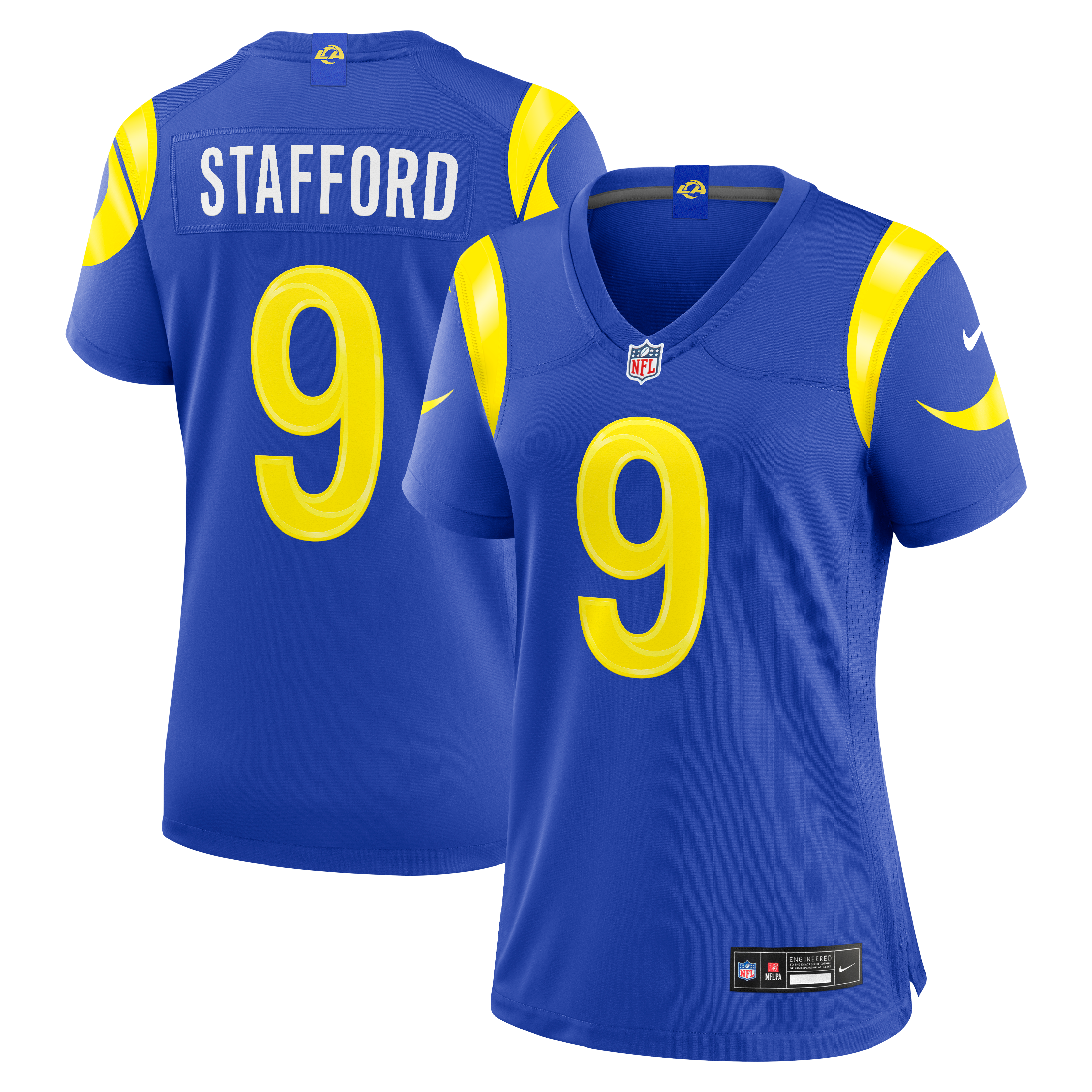 Women's Nike Matthew Stafford Royal Los Angeles Rams Game Jersey
