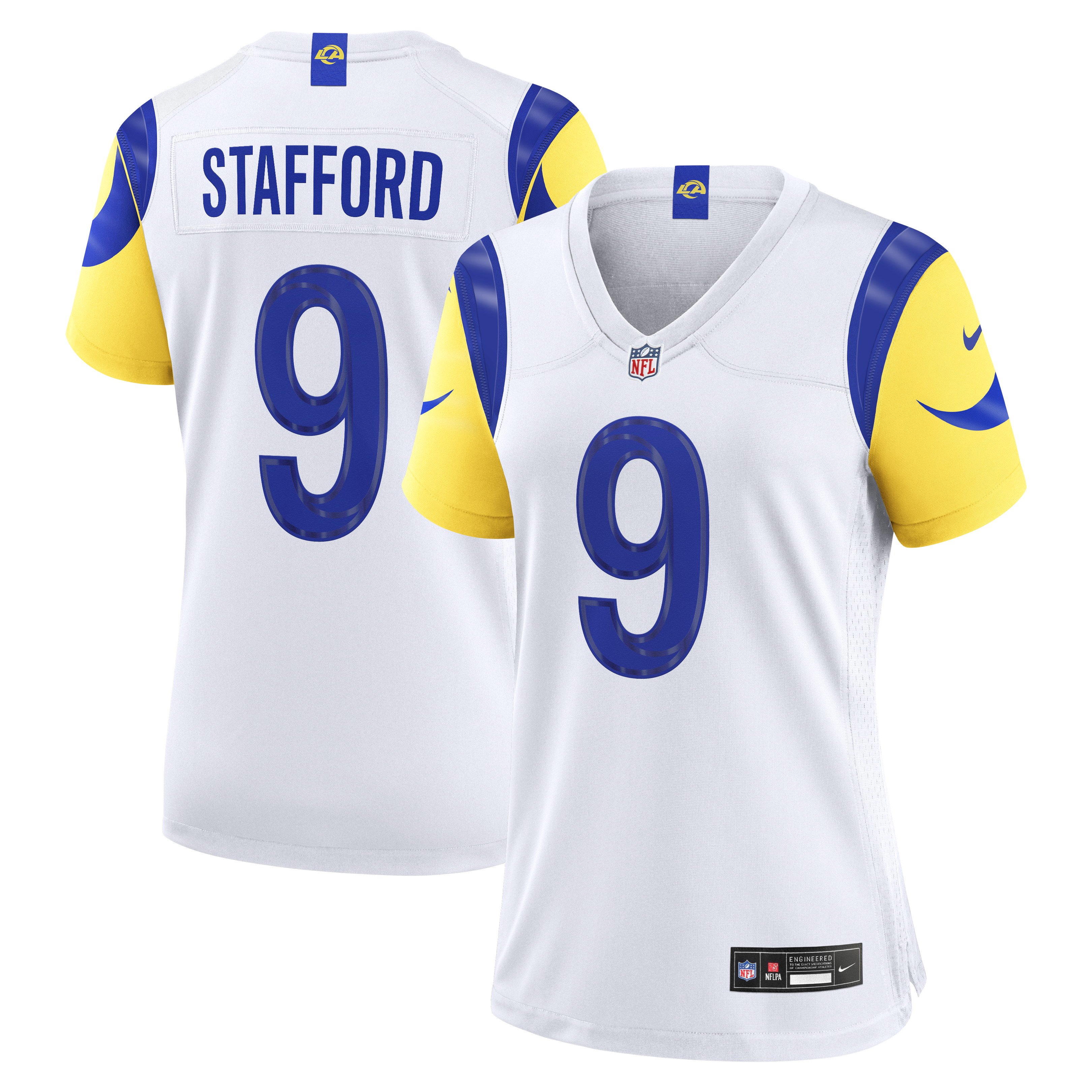 Women's Nike Matthew Stafford White Los Angeles Rams Game Jersey