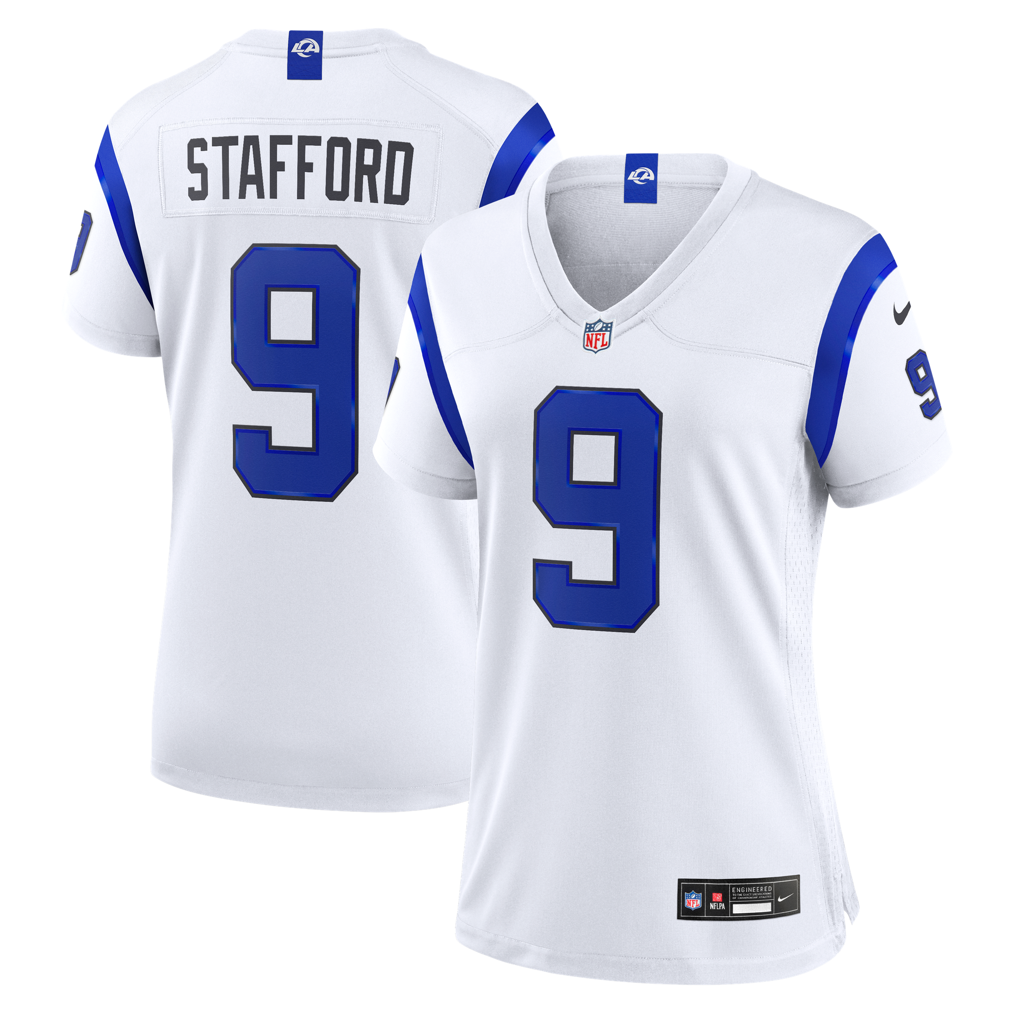 Women's Nike Matthew Stafford Los Angeles Rams Fearsome White Game Jersey