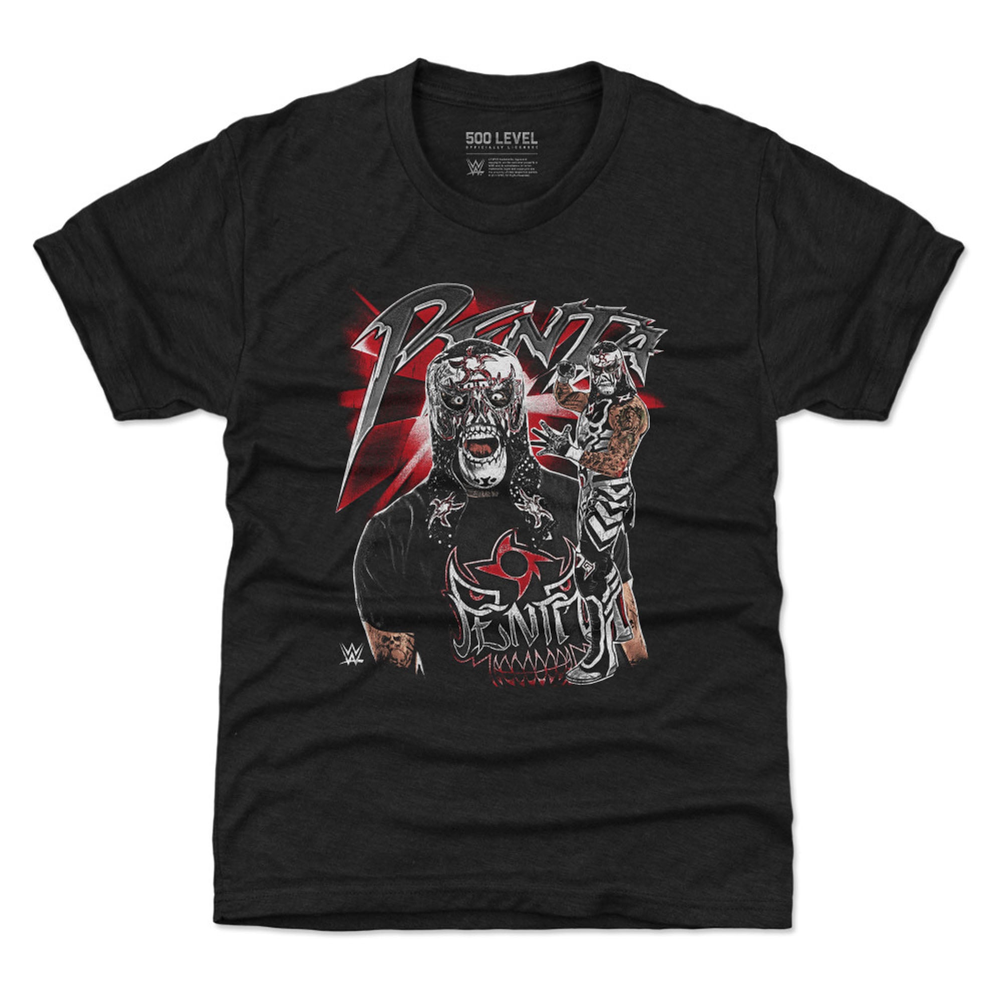 Youth 500 Level Heather Black Penta Vintage T-Shirt