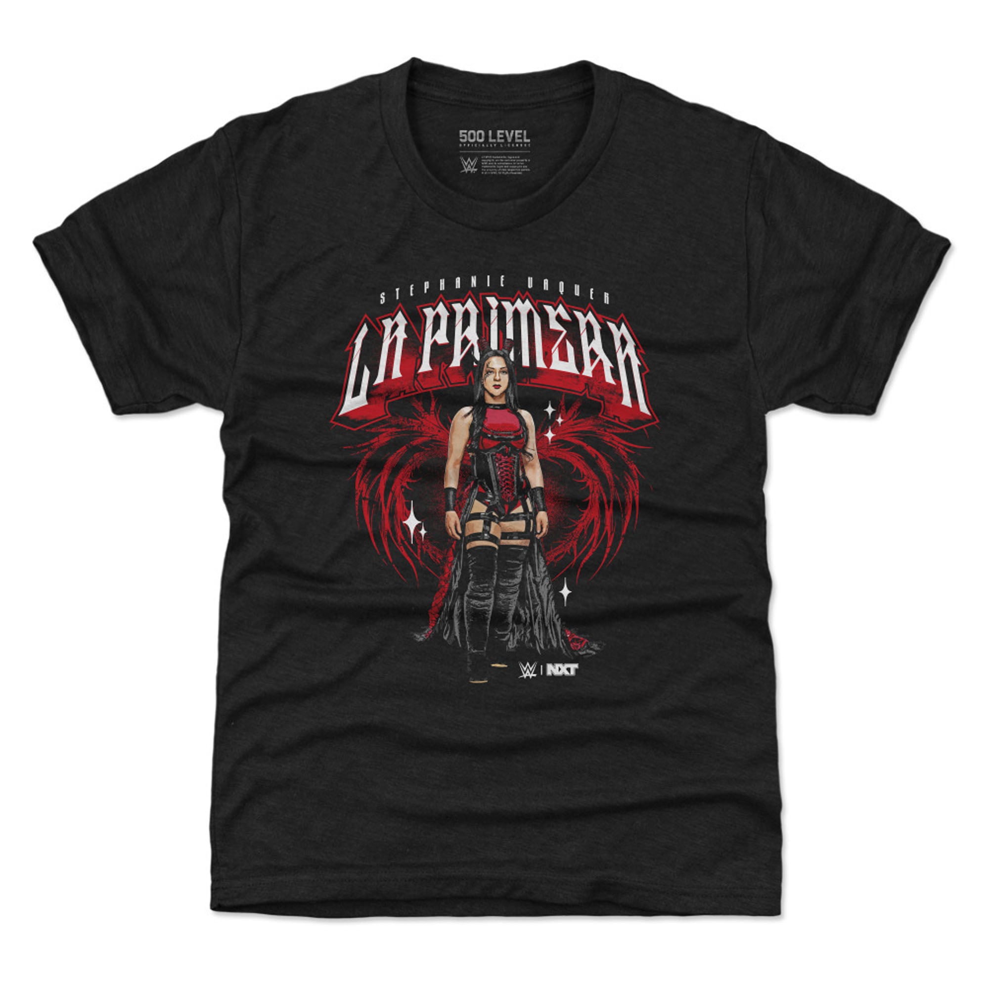 Youth 500 Level Heather Black Stephanie Vaquer La Primera T-Shirt