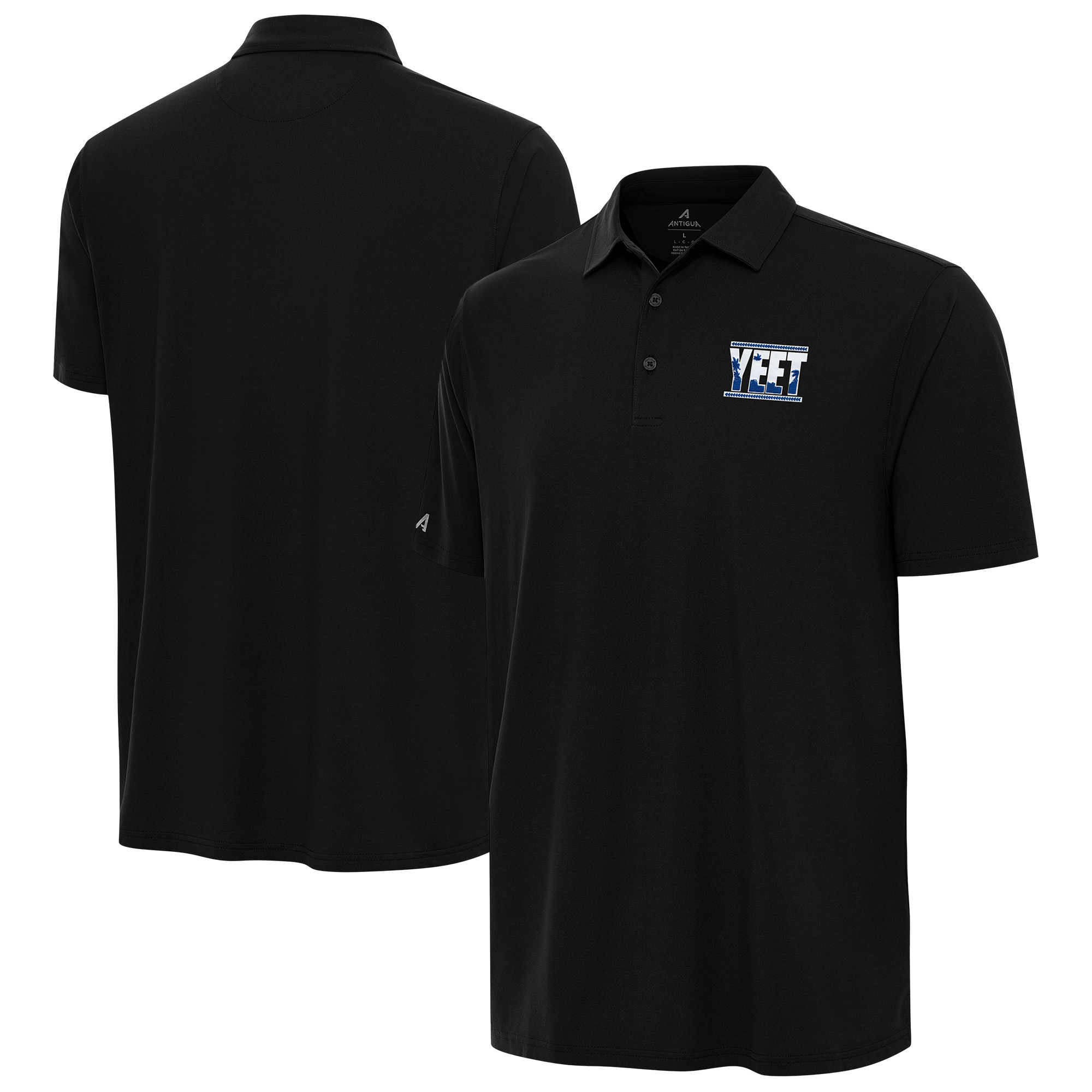 Men’s Antigua Black Jey Uso Era Polo Men’s Antigua Black Jey Uso Era Polo