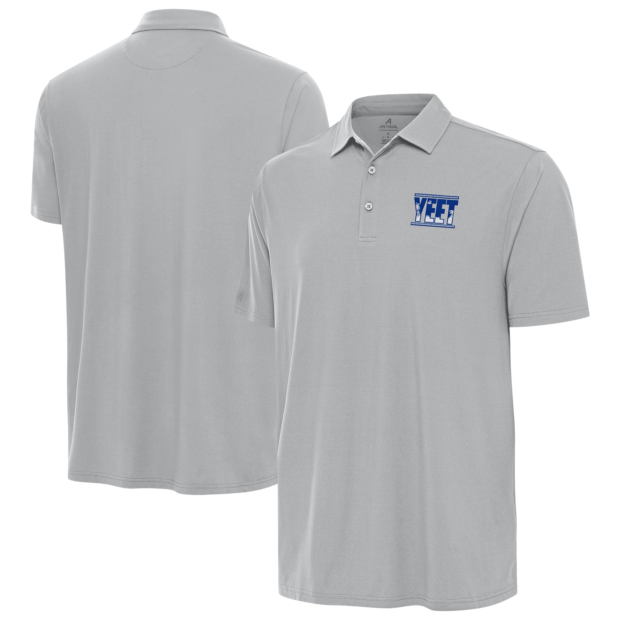 Men's Antigua Gray Jey Uso Era Polo