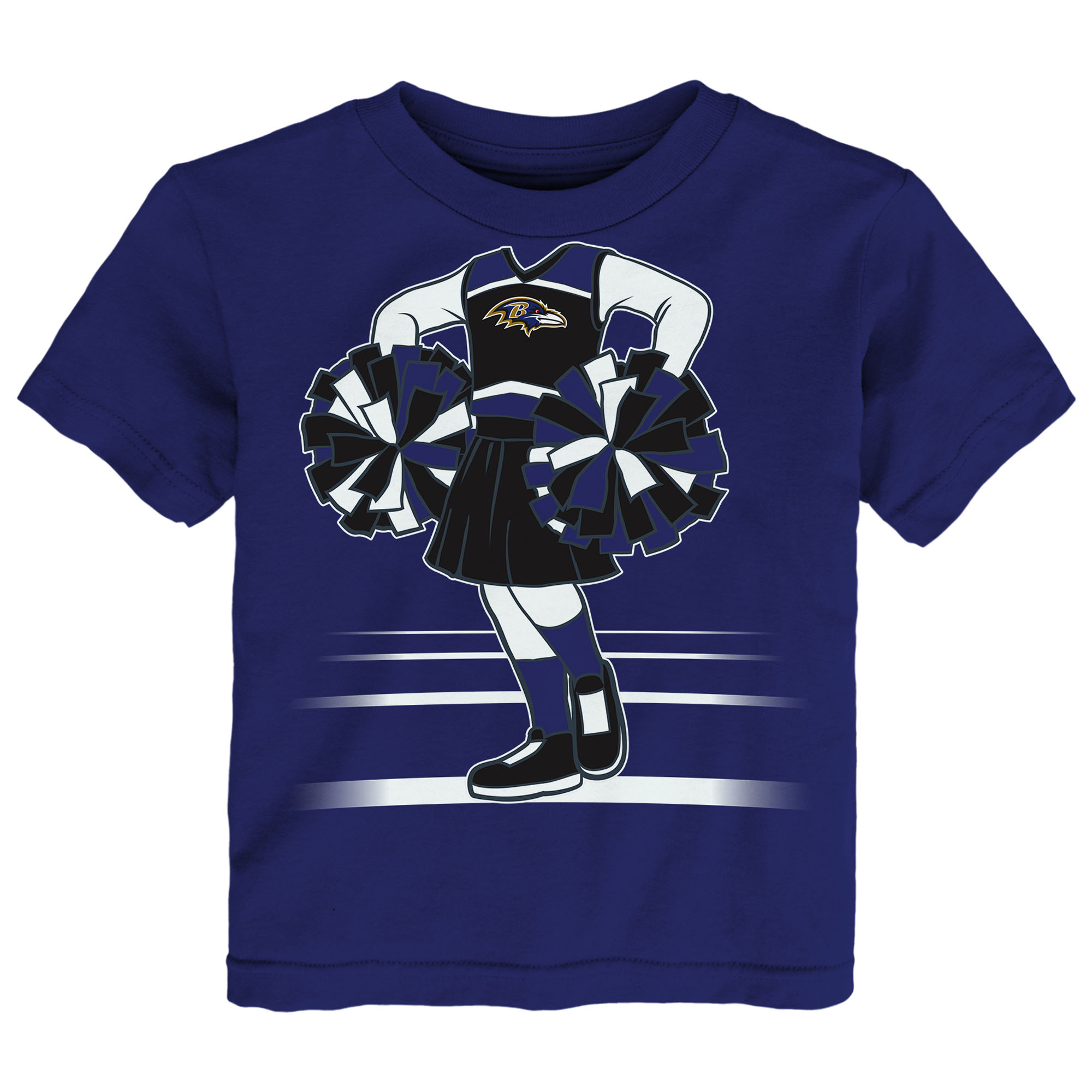 Girls Toddler Outerstuff Purple Baltimore Ravens Game Fit T-Shirt