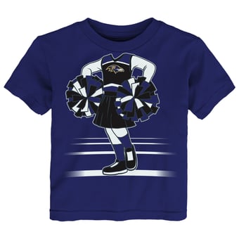 Girls Toddler Outerstuff Purple Baltimore Ravens Game Fit T-Shirt
