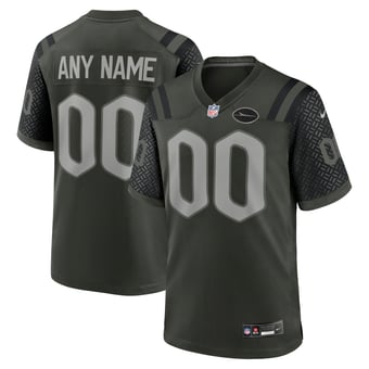 Men's Nike Green New York Jets Rivalries Collection Custom Game Jersey