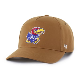 Unisex Carhartt x '47  Brown Kansas Jayhawks Hitch Adjustable Hat