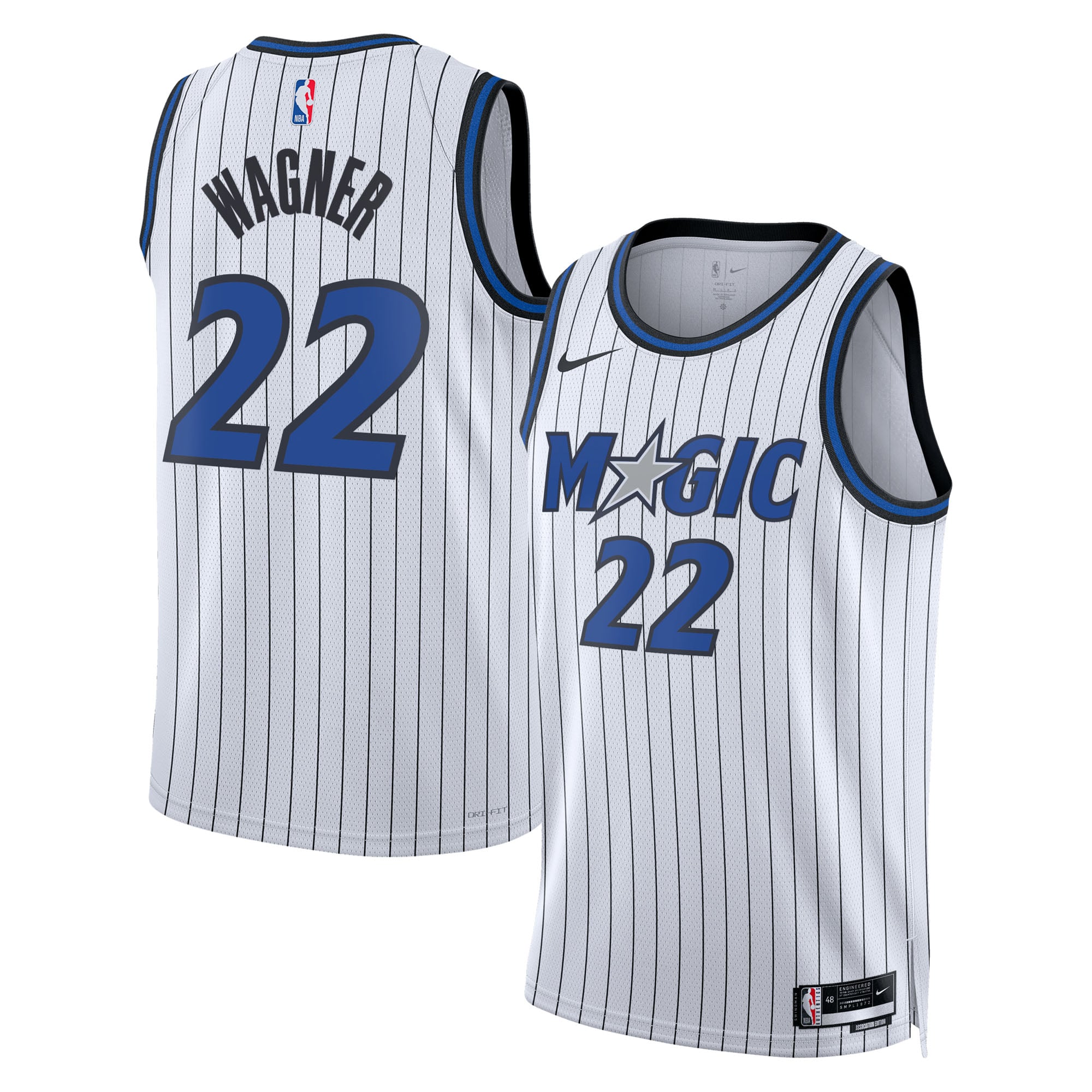 Camiseta Nike Swingman Réplica de la Asociación Orlando Magic - Blanca - Franz Wagner - Unisex