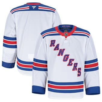 Men's Fanatics White New York Rangers Away Authentic Pro Jersey