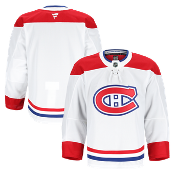 Men's Fanatics White Montreal Canadiens Away Authentic Pro Jersey