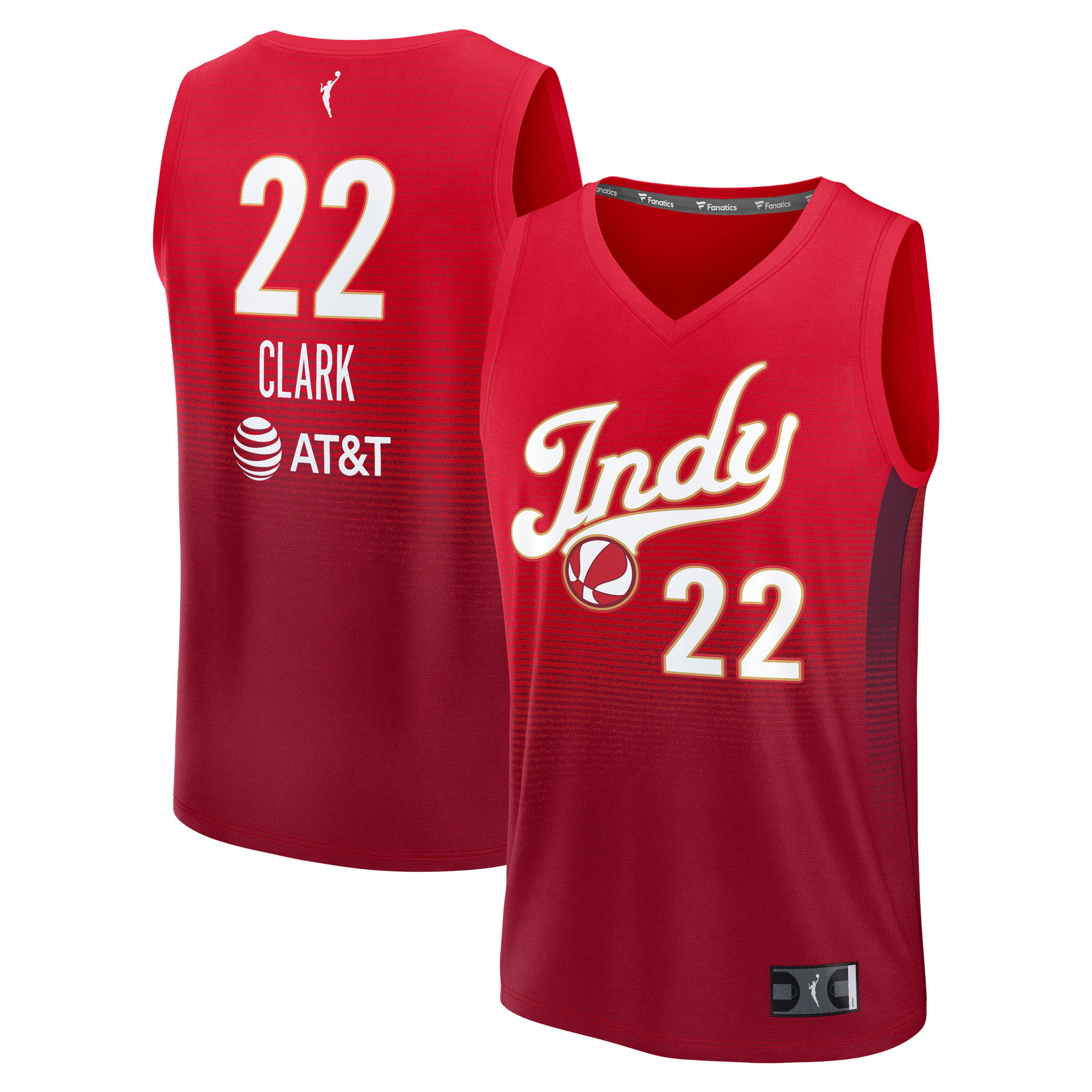 Men's Fanatics Caitlin Clark Red Indiana Fever Fast Break Replica Jersey - Rebel Edition