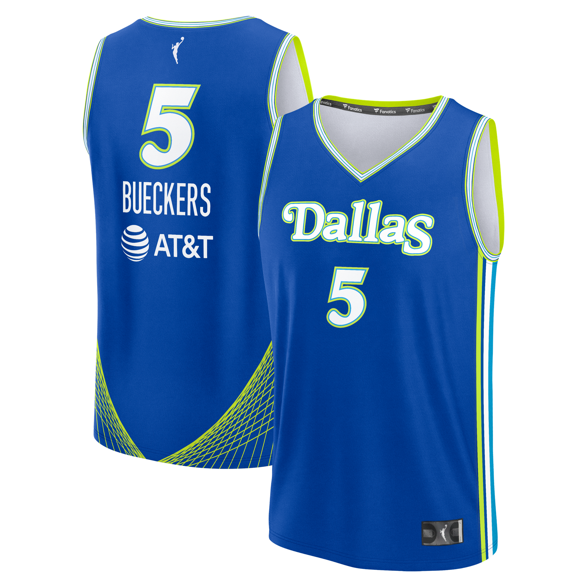 Men's Fanatics Paige Bueckers Royal Dallas Wings Fast Break Replica Jersey - Rebel Edition