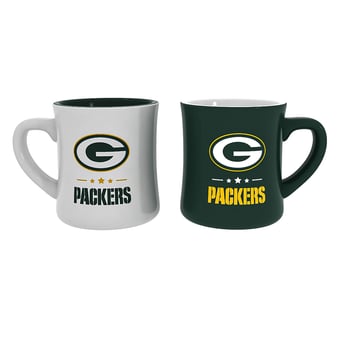 Green Bay Packers 10 oz. Ceramic Coffee Cup Gift Set