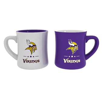 Minnesota Vikings 10 oz. Ceramic Coffee Cup Gift Set