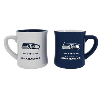 Seattle Seahawks 10 oz. Ceramic Coffee Cup Gift Set