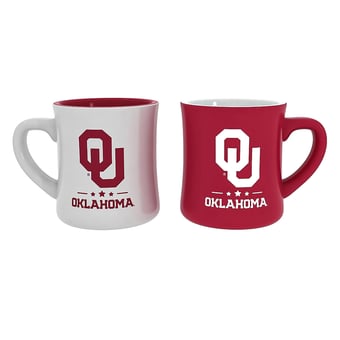 Oklahoma Sooners 10 oz. Ceramic Coffee Cup Gift Set