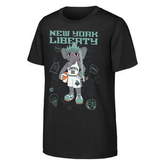 Youth Outerstuff  Black New York Liberty Iconic Ellie T-Shirt