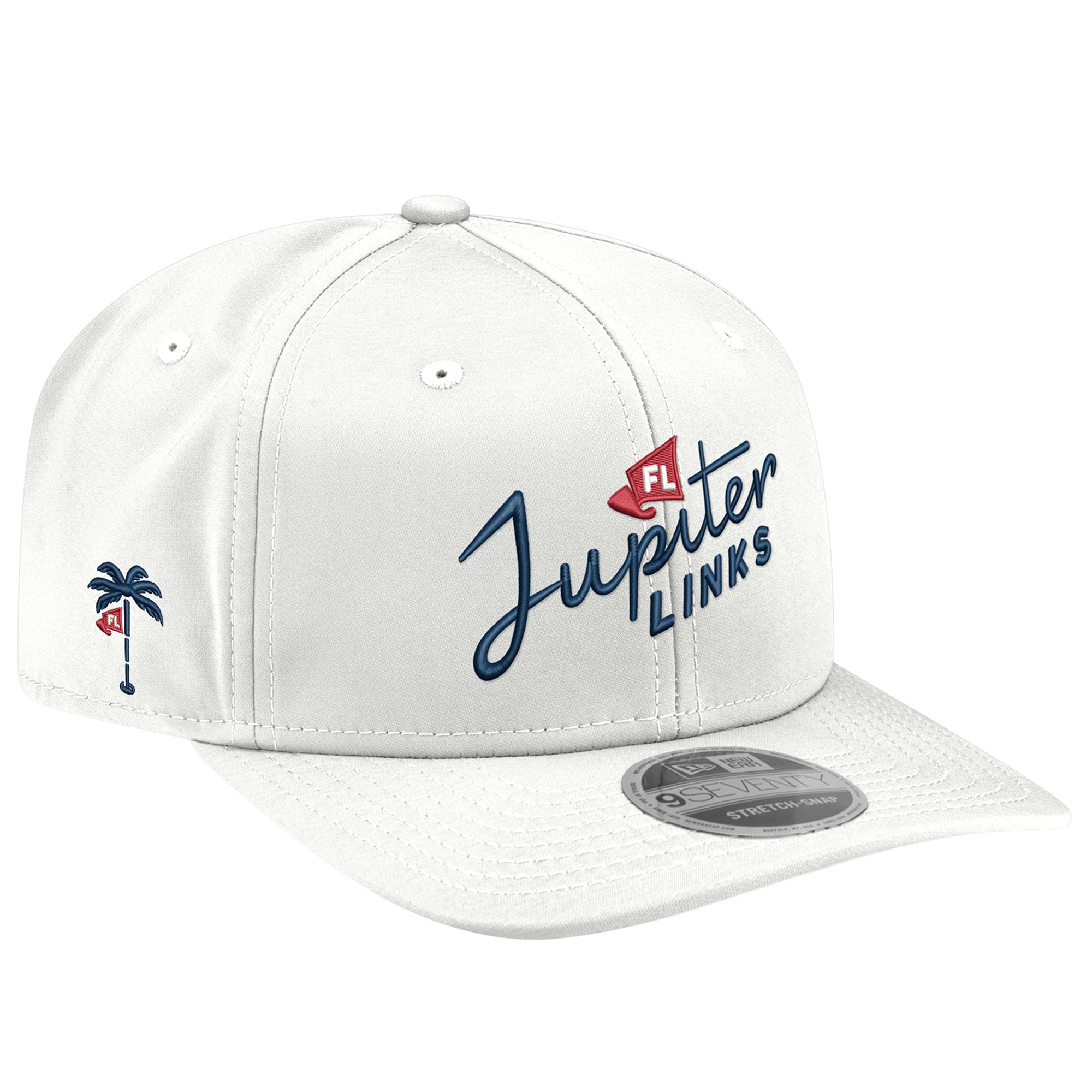 New Era  White Jupiter Links Golf Club Team COOLERA 9SEVENTY Adjustable Hat