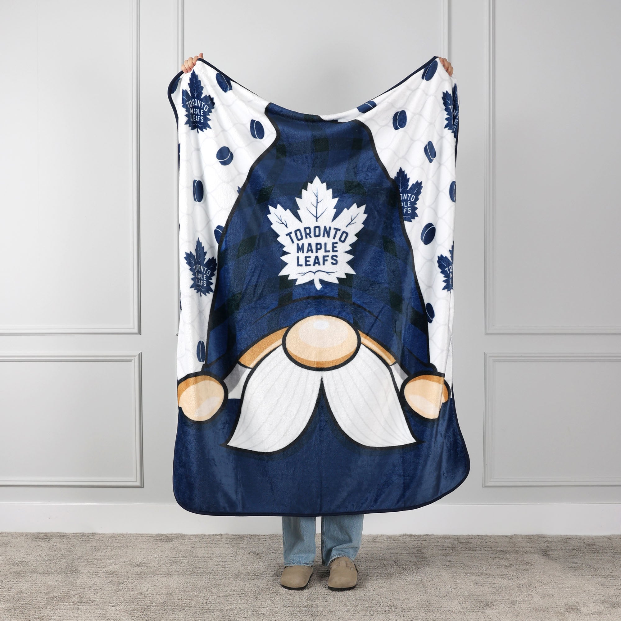 Blue Toronto Maple Leafs 50'' x 60'' Gnome Throw Blanket