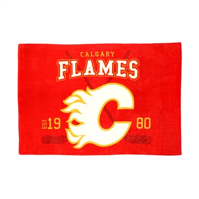 Calgary Flames 62” x 90” Jumbo Throw Blanket