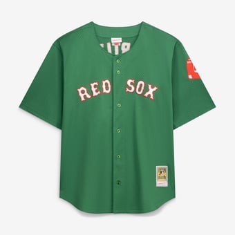 Men's Mitchell & Ness David Ortiz Kelly Green Boston Red Sox Big & Tall Cooperstown Collection Mesh Batting Practice Jersey