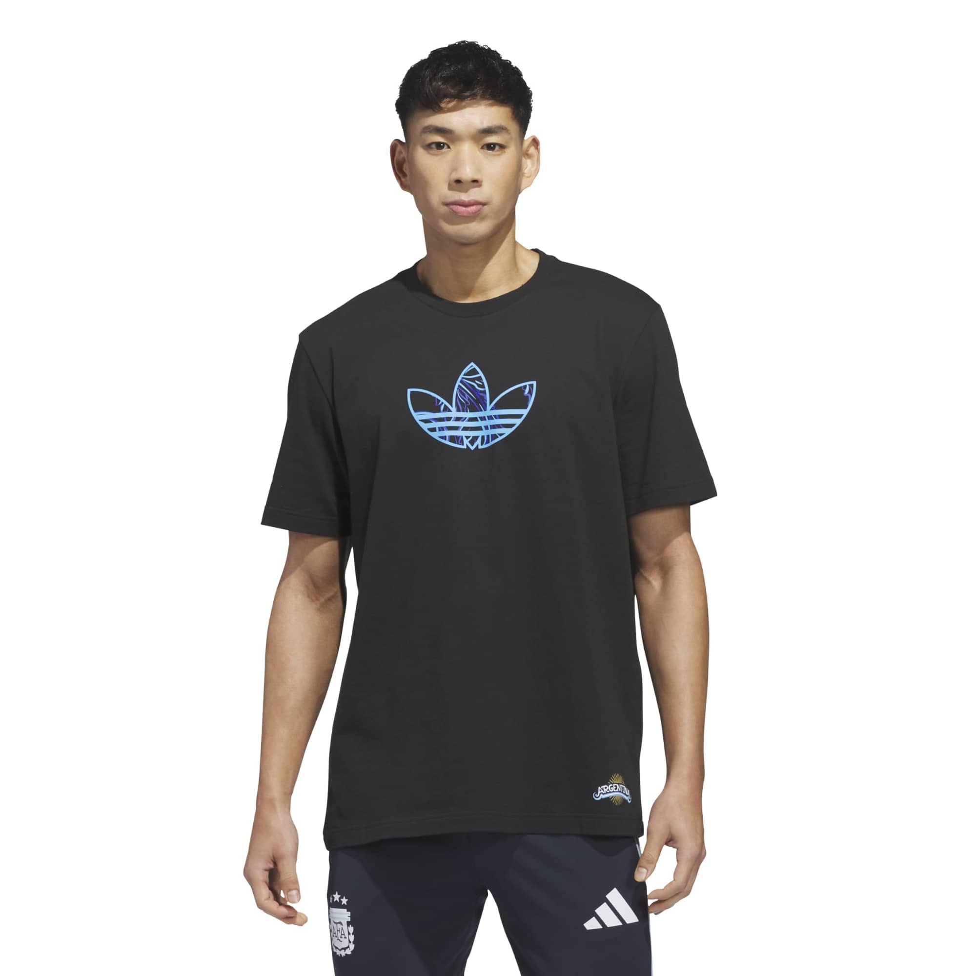 Men's adidas Black Argentina National Team 2026 Away Jersey Hook T-Shirt