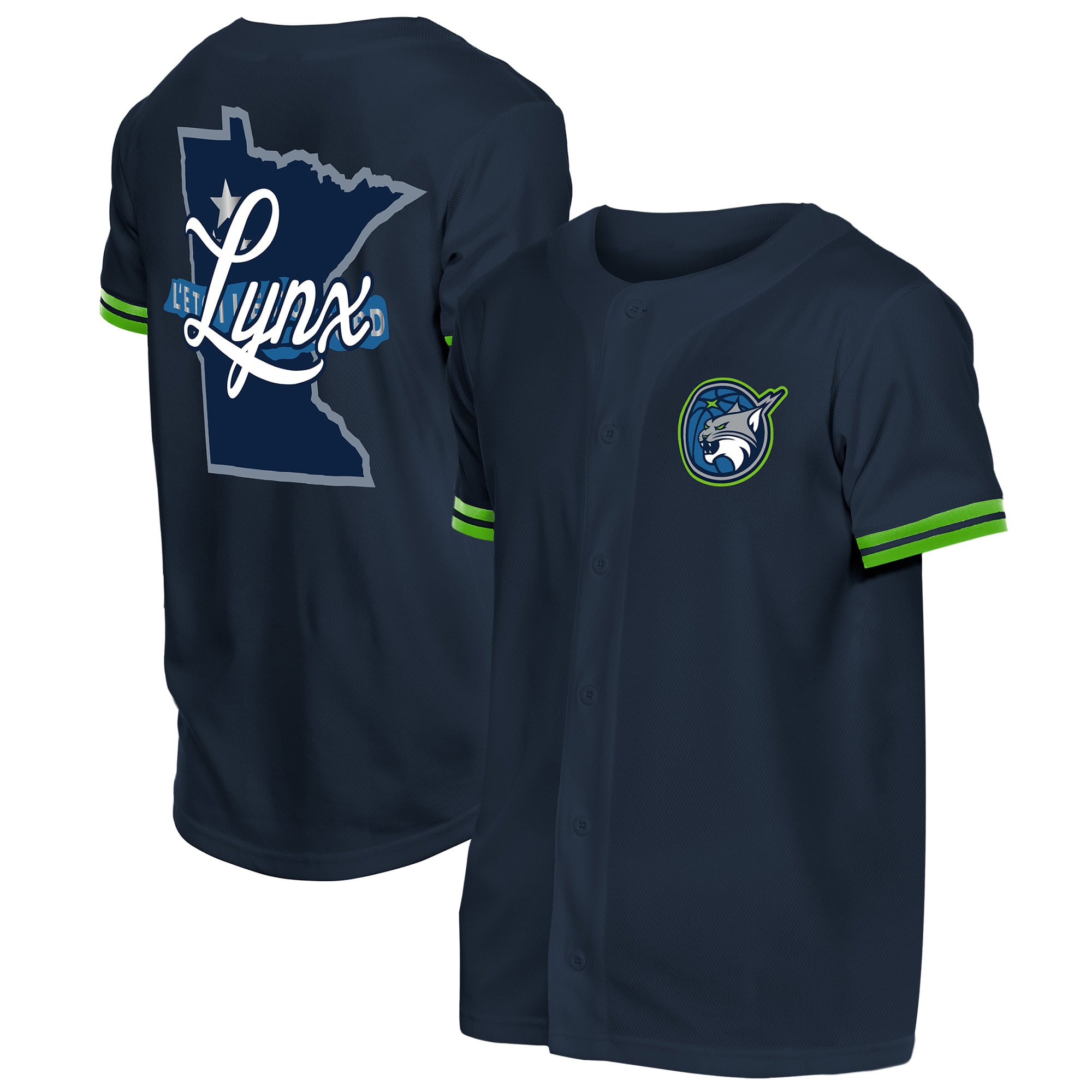 Men's New Era Navy Minnesota Lynx 2026 WNBA Draft Hometown Baseball Jersey