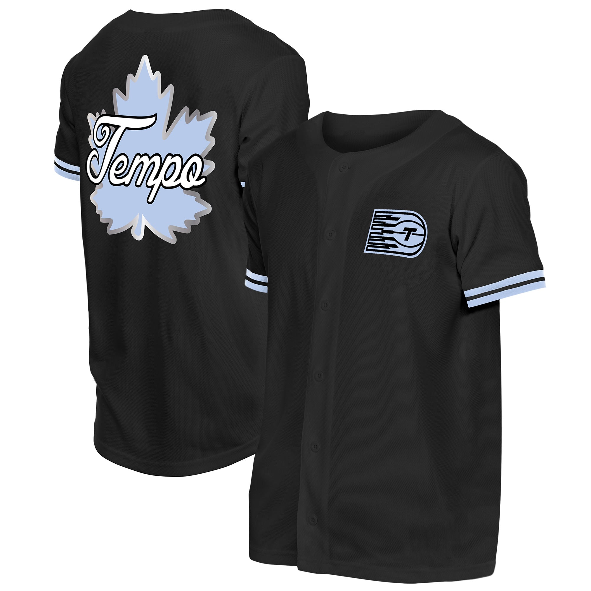 Men's New Era Black Toronto Tempo 2026 WNBA Draft Hometown Baseball Jersey