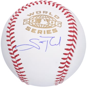 Scott Rolen St. Louis Cardinals Autographed 2006 World Series Logo Baseball