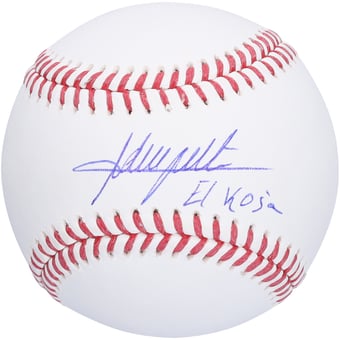 Adrian Beltre Texas Rangers Autographed Baseball with "El Koja" Inscription