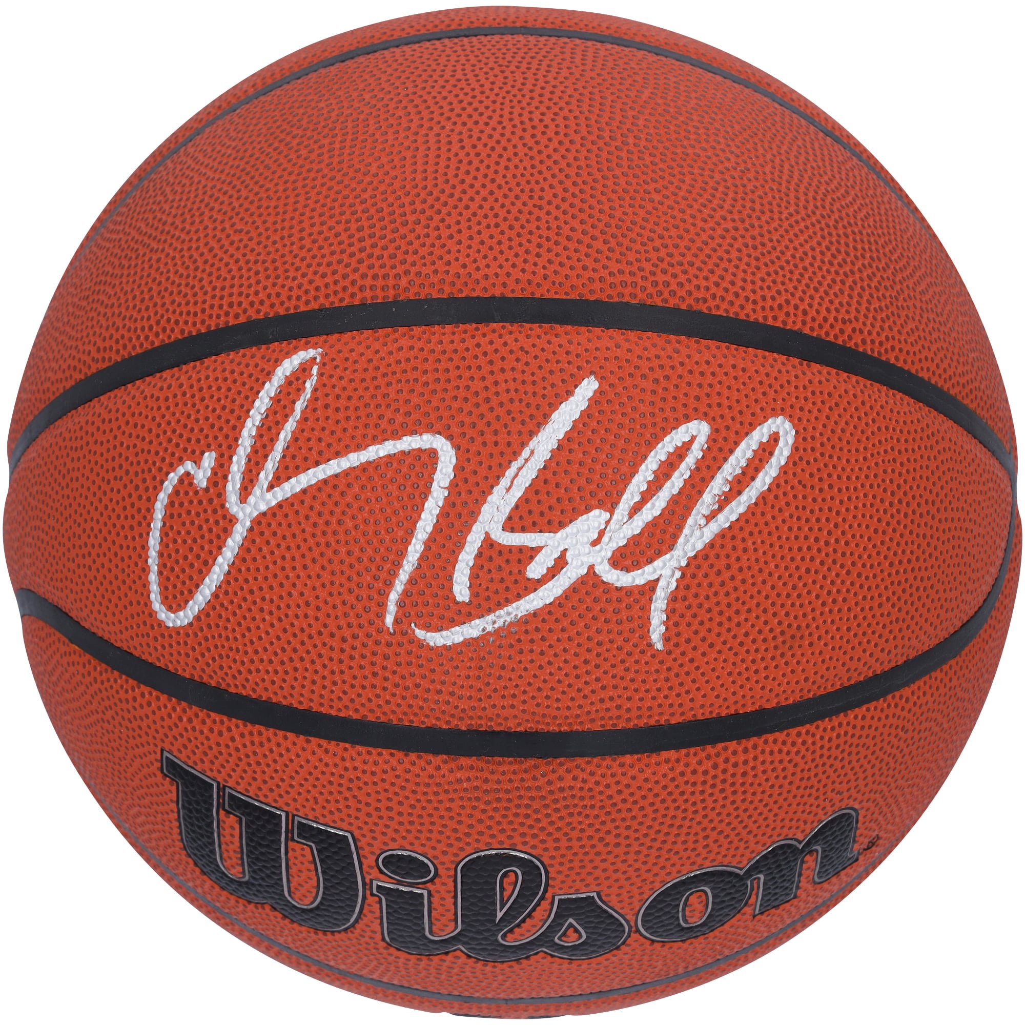 Chauncey Billups Detroit Pistons Autographed Wilson Authentic Series Indoor/Outdoor Basketball