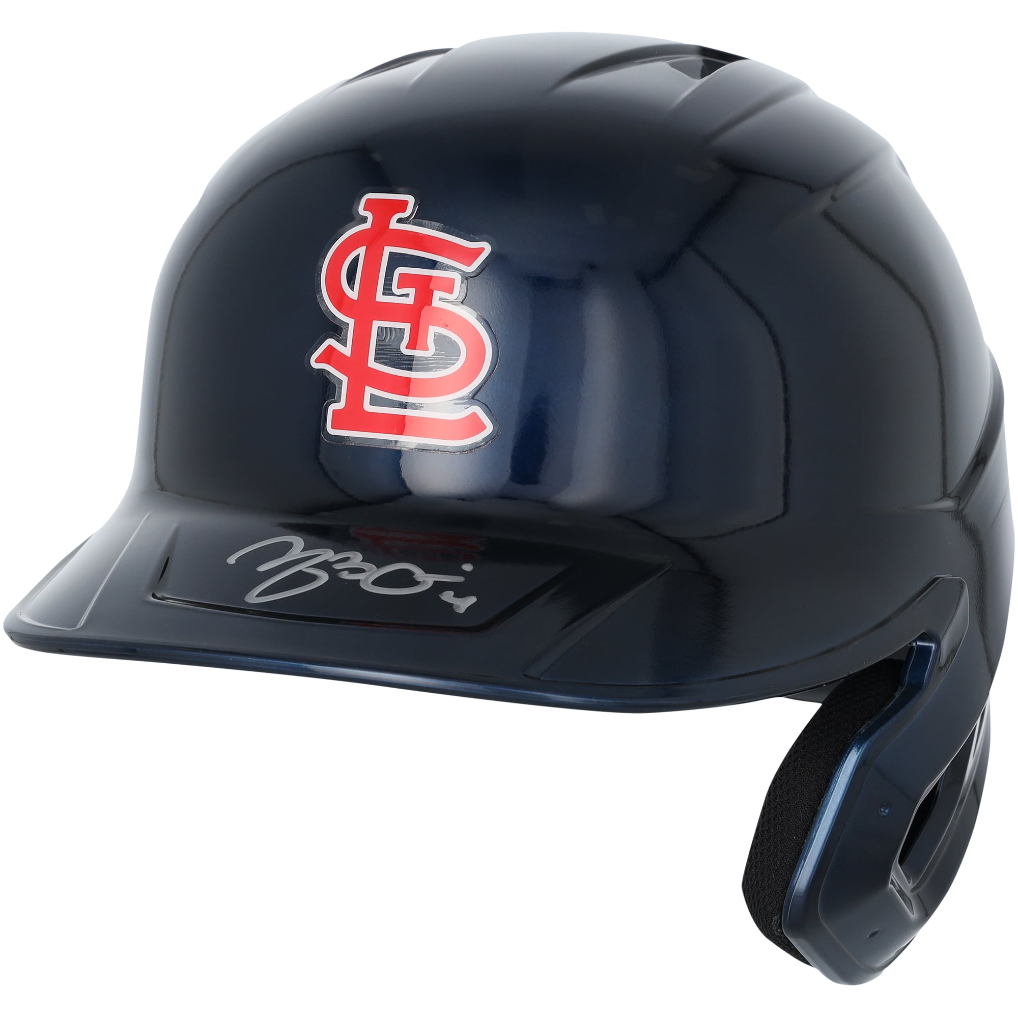 Yadier Molina St. Louis Cardinals Autographed Alternate Chrome Batting Helmet