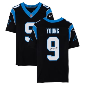 Bryce Young Carolina Panthers Autographed Black Nike Vapor Fuse Limited Jersey